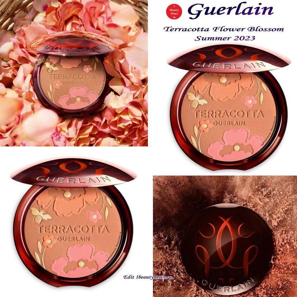 Новый бронзер Guerlain Terracotta Flower Blossom The Sun-Kissed Natural Healthy Glow Powder Summer 2023