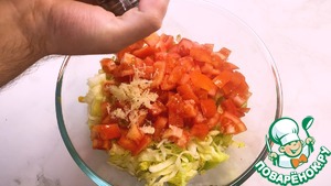 Вегетарианский салат "Цезарь" в домашних условиях