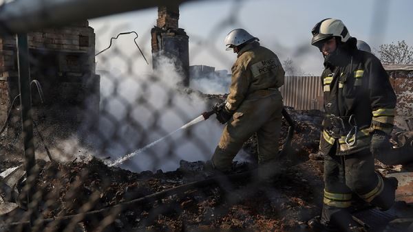 Пожары в Курганской области локализовали на площади 74 тыс. кв. м<br />
